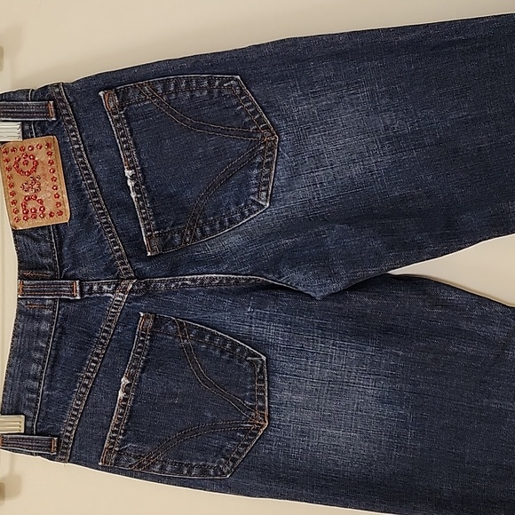 D&G Dolce Gabbanna Midrise Flare Classic Blue Women's Jeans Size 26 - Picture 9 of 16